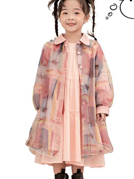 童装品牌2022秋季快时尚法式甜美可爱外套