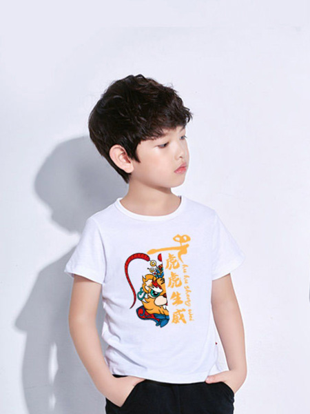 童装品牌2022夏季纯棉时尚中国风T恤