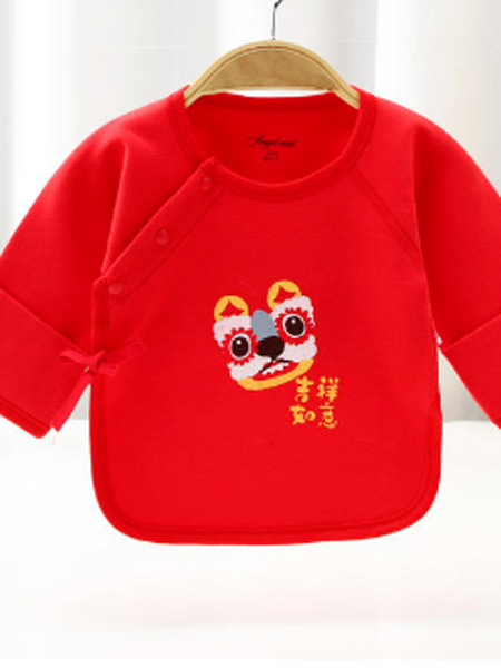 釣魚貓童裝品牌2022秋季中國風舒適簡約長袖