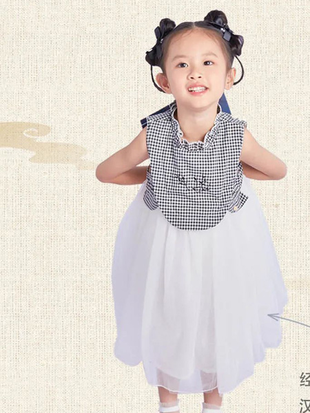 嗒嘀嗒童装品牌2022春夏法式复古赫本风俏皮公主裙