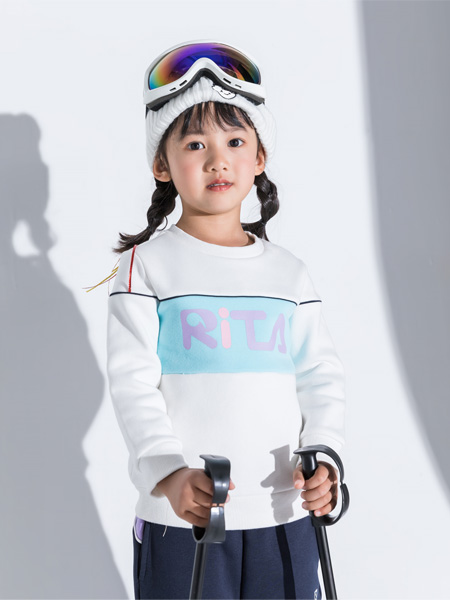 巴布豆（江苏）童装品牌2022秋季蓝色保暖上衣