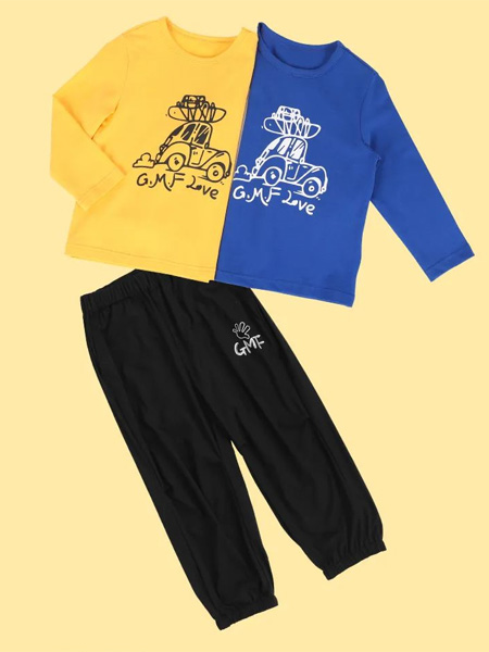 捷米梵童装品牌2022秋季长袖保暖趣味图案卫衣