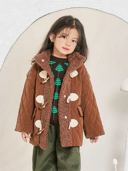 DC童装婴童用品2022冬季两面羊羔服外套