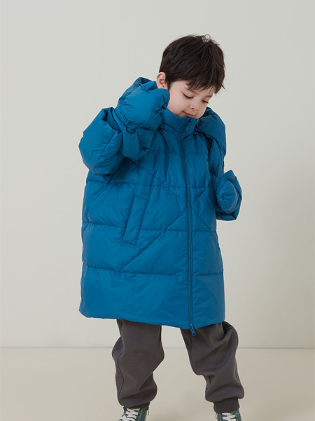 Qimoo婴童服饰2022冬季宽松保暖羽绒上衣