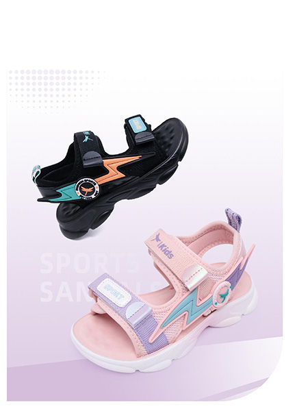红蜻蜓儿童童鞋品牌2024夏季闪电沙滩潮鞋