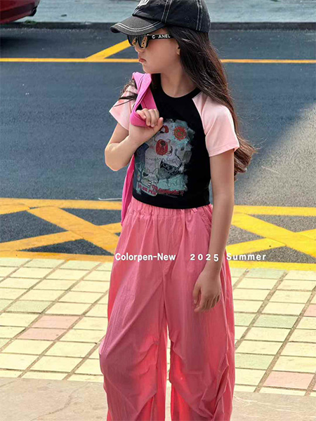 彩色笔童装品牌2025夏季